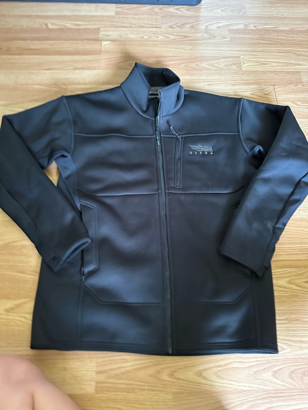Sitka Men's Black Traverse Jacket - Full Zip